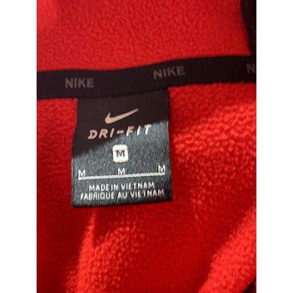 Nike Dri-Fit Hoodie Pullover Red Sweater Women's Size Medium - Picture 3 of 8
